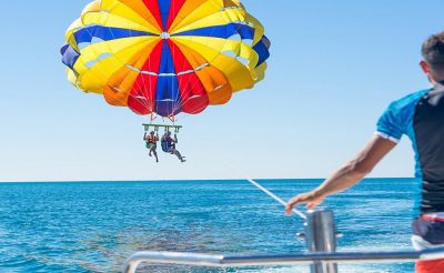 Parasailing at Havelock Island